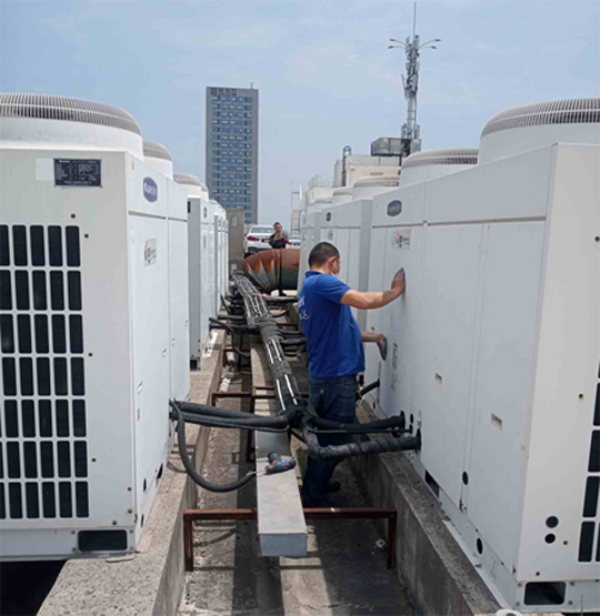 城厢中央空调制热和不制冷系统维修方法